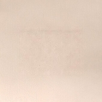Microfiber fabric swatch in vanille color with a brushed texture, displaying “egoitaliano” branding and matte finish against a neutral backdrop.